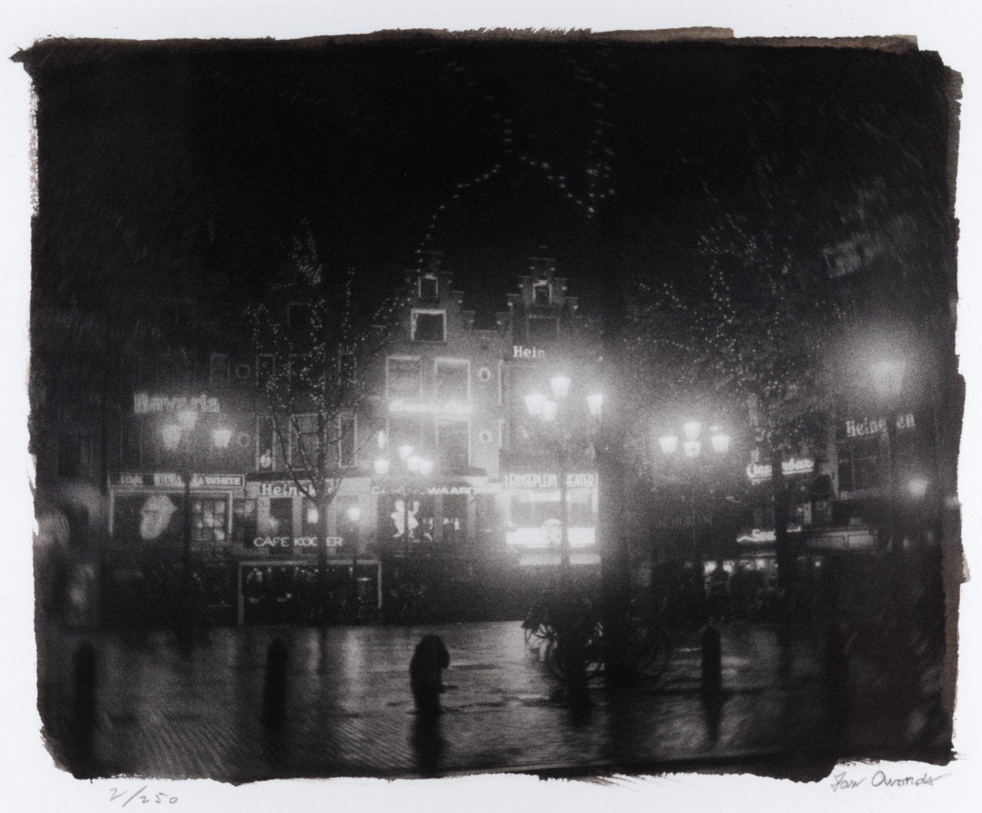 "Leidseplein in Rain"